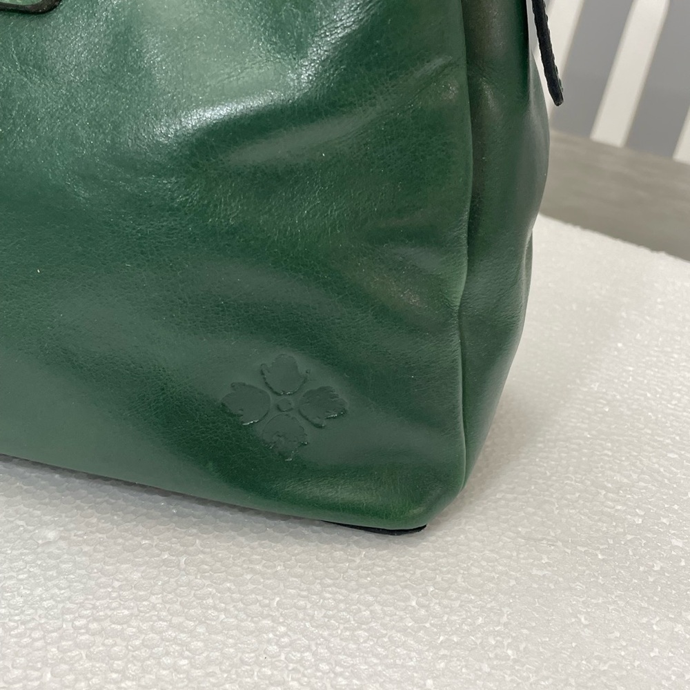 Patricia Nash Forest Green Leather Satchel - Picture 11 of 13
